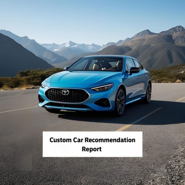 Custom Car Recommendation Report (Form-based)